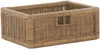 KRINES HOME Stabiles Set / 2 Regalkorb mit Holzrahmen Produktbild-Vorschau 3