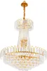 60x70cm LED Nowoczesny Żyrandol Kryształowa Metalowa Lampa Podgląd zdjęcia produktu 4