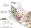 Tischdecke Wachstuch Blumen Rot Robust Wasserabweisend Produktbild-Vorschau 6