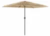 vidaXL Parasol avec mât en acier brun 300x200x250 cm Voir les images du produit 1