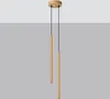 Pendelleuchten PASTELO 2 golden 2xG9 8W Stahl 118x15x15cm Produktbild-Vorschau 2