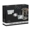 Spot de plafond encastré CERI 1 SQ SILVER carré coupe Voir les images du produit 6
