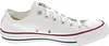 A white Converse All Star low-top sneaker shown from the side. Voir les images du produit