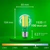 Philips Filament-Lampe, transparent, 100W A60 E27, 7,3 W, Produktbild-Vorschau 8