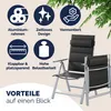 Casaria Set 2 Sedie da Giardino Schienale Regolabile 8 Anteprima dell’immagine prodotto 9