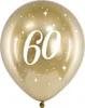 60. GEBURTSTAG Luftballons Sixty Gold Glanz Chrom Party 6 Produktbild-Vorschau 2