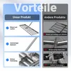 Nerezové hrable na trávnik Wiltec s rukoväťou veľkosti L, Náhľad obrázku produktu 12