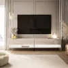 RTV Schrank CALANTE 180 cm auf Beinen mit LED-Beleuchtung Produktbild-Vorschau 2