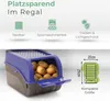 Novaliv 1x Groß 9l Kartoffelhorde marineblau Produktbild-Vorschau 3