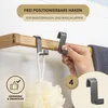 eluno Tür-Hängeregal aus Metall und Bambus, Produktbild-Vorschau 4