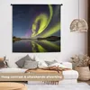 MuchoWow® Wandteppich Wandbehang Nordlichter - Schweden - Produktbild-Vorschau 2