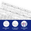 3 Monatskalender 2027 Wandkalender Blau Datumsschieber Produktbild-Vorschau 4
