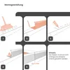 Fassadenprofile Kiesfangleiste Aluminium, 200cm, 80x100mm Produktbild-Vorschau 7