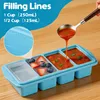 Silikon Gefriertablett 250ml Groß, BPA Frei Silikonform Produktbild-Vorschau 4