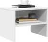 A white bedside table with books and a cup on it. Náhľad obrázku produktu