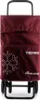 A burgundy shopping trolley with four wheels is shown from the front against a white background. The trolley has a snowflake graphic and the text 'THERMO' and 'ROLSER' printed on it. Voir les images du produit