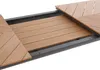 Rechteckiger ausziehbarer Gartentisch 220/280 cm Holzoptik Produktbild-Vorschau 7