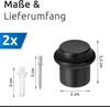 ECENCE Türstopper Boden zum Schrauben 2x Türaufhalter Produktbild-Vorschau 4