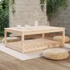 vidaXL Zahradní stůl 121x82,5x45 cm z masivního Náhled obrázku produktu 3