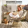 Sada záhradného nábytku Outsunny, 3-dielna, bistro sada Náhľad obrázku produktu 6