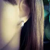 Ohrringe Ohrstecker 925 Sterling Silber Halbcreole mit Produktbild-Vorschau 2