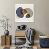 Poster - Poster ohne Rahmen - Boho Flecken abstrakt - 60x60 Produktbild-Vorschau 6