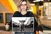 MuchoWow® Laptop Aufkleber Sticker Cover Berg - Schwarz - Produktbild-Vorschau 5