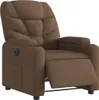 vidaXL Relaxsessel Elektrisch Braun Stoff Produktbild-Vorschau 3