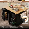 Kuchyňský vozík na kolečkách se 2 dvířky a 6 zásuvkami, Náhled obrázku produktu 4