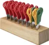 WESTCOTT Scherenblock aus Holz unbestückt für 32 Scheren Produktbild-Vorschau 2