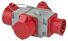Brennenstuhl 1081640, 400 V, 16 A, Grau, Rot, IP44, 185 mm, Produktbild-Vorschau 2