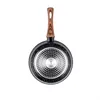 The bottom view of a frying pan with a wooden handle. Produktbild-Vorschau