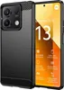 A smartphone case is shown next to a marketing image of a smartphone. Produktbild-Vorschau