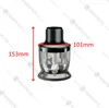 Braun MQS 200, 0,35 l, Schwarz, Transparent, Edelstahl, Produktbild-Vorschau 2