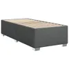 Boxspringbett mit Matratze Dunkelgrau 100x200 cm Stoff Produktbild-Vorschau 8