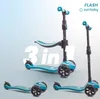 Kinder Roller Kinderscooter Dreiradscooter mit LED Räder Produktbild-Vorschau 4