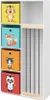 Kinderregal Vicco Marvin Weiß 72 x 143 cm mit 4 Faltboxen Produktbild-Vorschau 1
