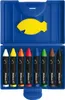 Crayons de cire Pelikan aquarellables Etui plastique avec 8 Voir les images du produit 4