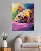 Diamondi - Diamond painting - LIEGENDE BULLDOGE, 40X50 cm, Produktbild-Vorschau 2