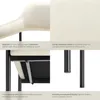 tectake® Křeslo Doé čalouněné 58 x 62 x 85 cm Náhled obrázku produktu 6
