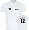 multifanshop Herren T-Shirt - Germany - Trikot Nummer 12, Produktbild-Vorschau 1