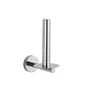 A chrome toilet paper holder mounted on a white background. Produktbild-Vorschau