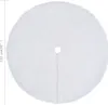 vidaXL Weihnachtsbaumrock Weiß 122 cm Kunstfell Produktbild-Vorschau 6