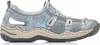 Rieker Damen Sneaker Slipper blau, Damen:40 EU Produktbild-Vorschau 40