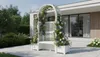 KHW Gartenbank Amsterdam mit Rosenbogen und Spalier weiß Produktbild-Vorschau 9