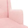 vidaXL Schaukelstuhl Rosa 62 x 80 x 85 cm Bouclé Produktbild-Vorschau 7