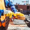 KOTARBAU® Edelstahl Trapezkelle 160 mm x 70 mm Maurerkelle Produktbild-Vorschau 2