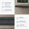 doporro Lavabo Bagno Sospeso / da Appoggio Rettangolare con Anteprima dell’immagine prodotto 5