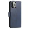 A blue flip case for a smartphone is shown from the side. Podgląd zdjęcia produktu