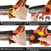 ValueMax Mini Akku Kettensäge 12V, 11CM/4 Zoll kleine Produktbild-Vorschau 7
